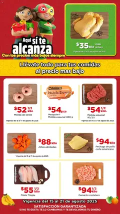 Vista previa las ofertas de la tienda Bodega Aurrerá - Folleto Precio desde el 15/08/2025 
