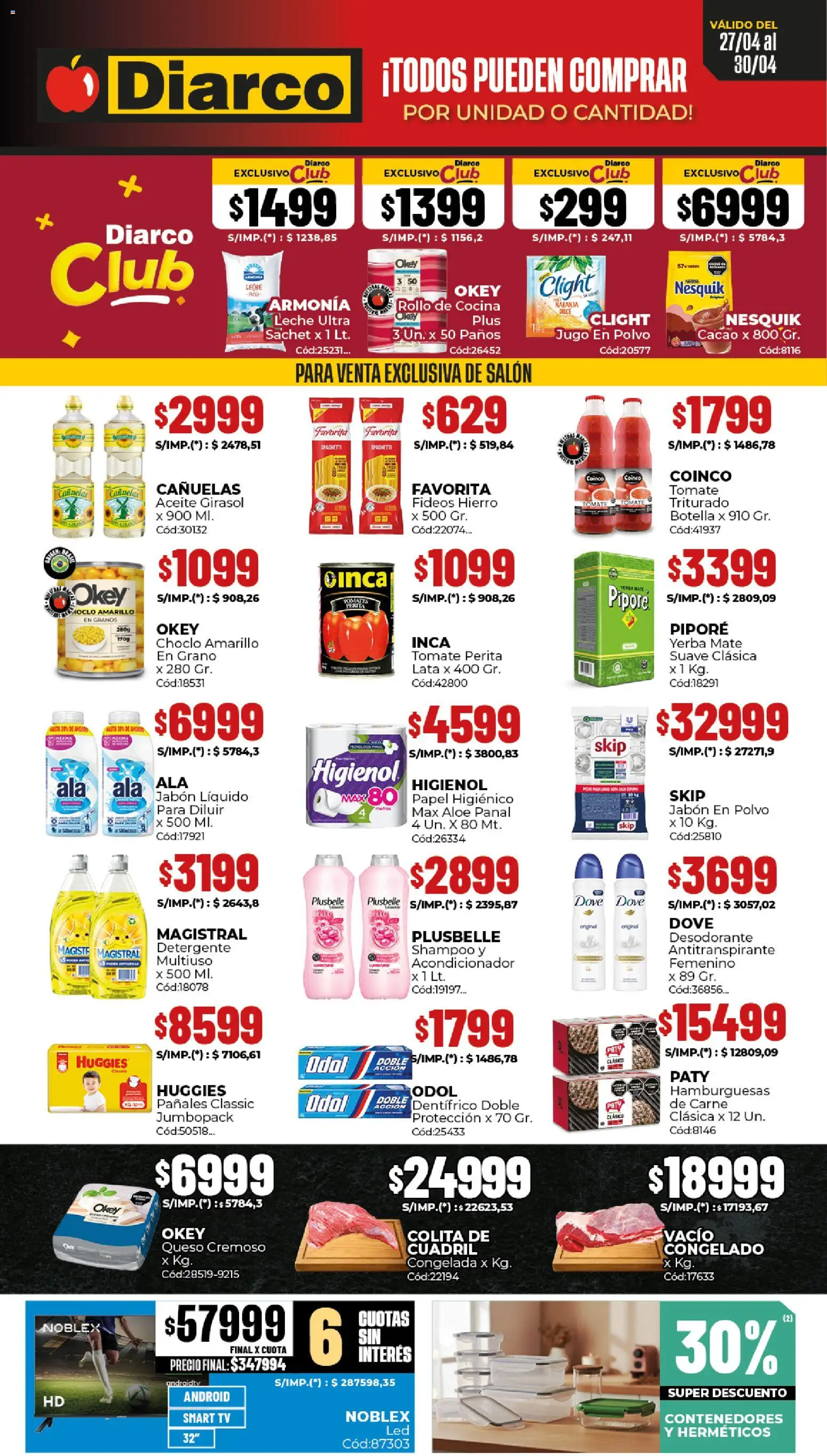 Vista previa del folleto de la tienda Diarco válido desde el 27/04/2026 