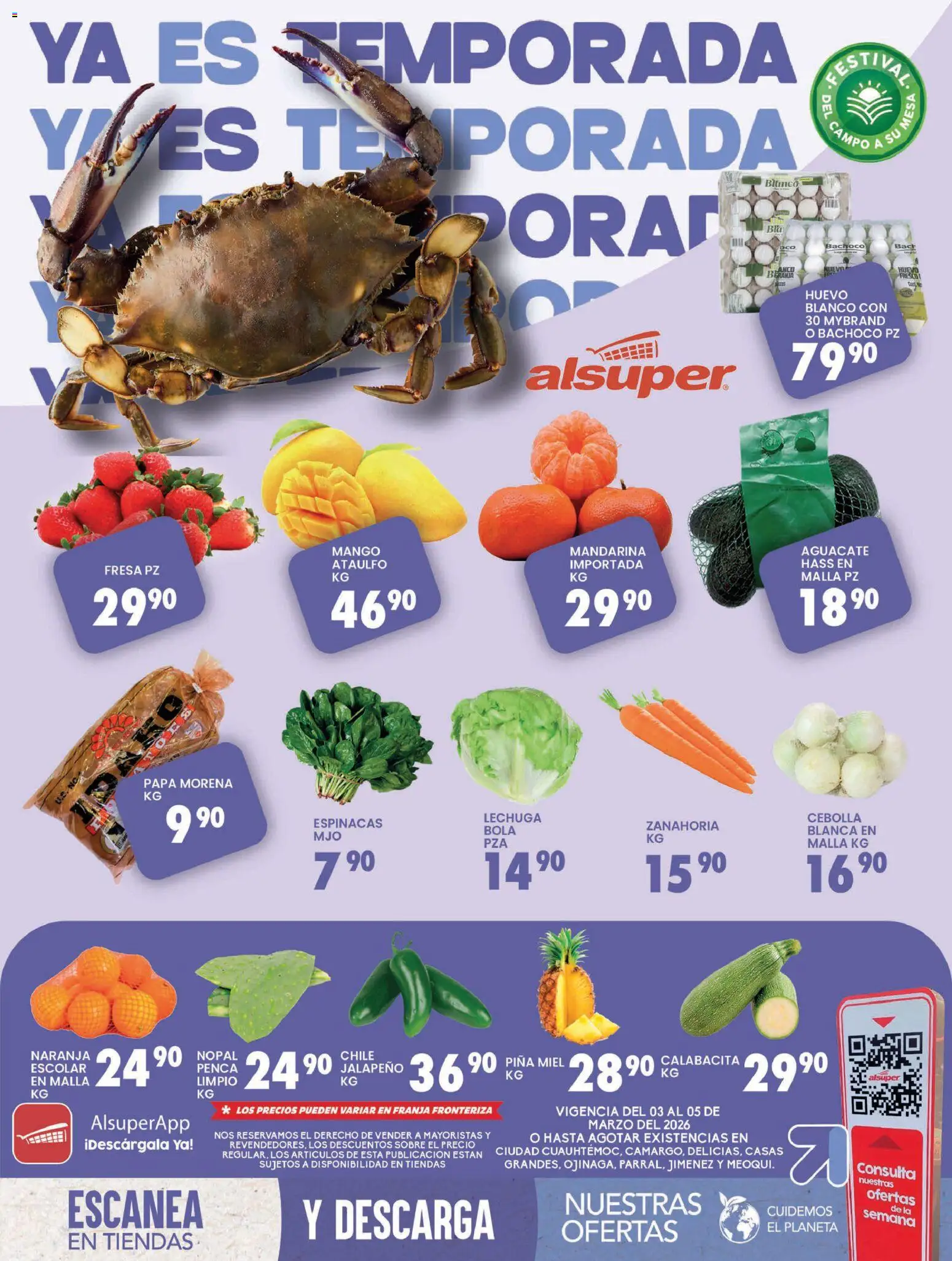 Vista previa las ofertas de la tienda Alsuper - Alsuper folleto Chihuahua-Estado desde el 03/03/2026 