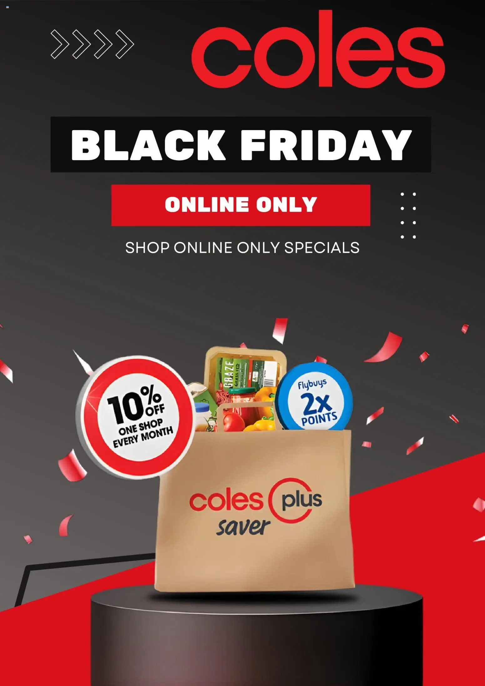Preview of catalogue Black Friday from shop Coles valid 11/11/2025
