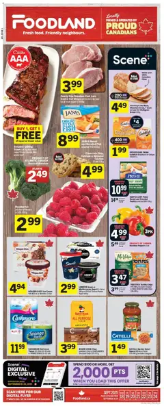 Preview of leaflet Weekly Flyer - NS from shop Foodland is valid from Sep 18, 2025