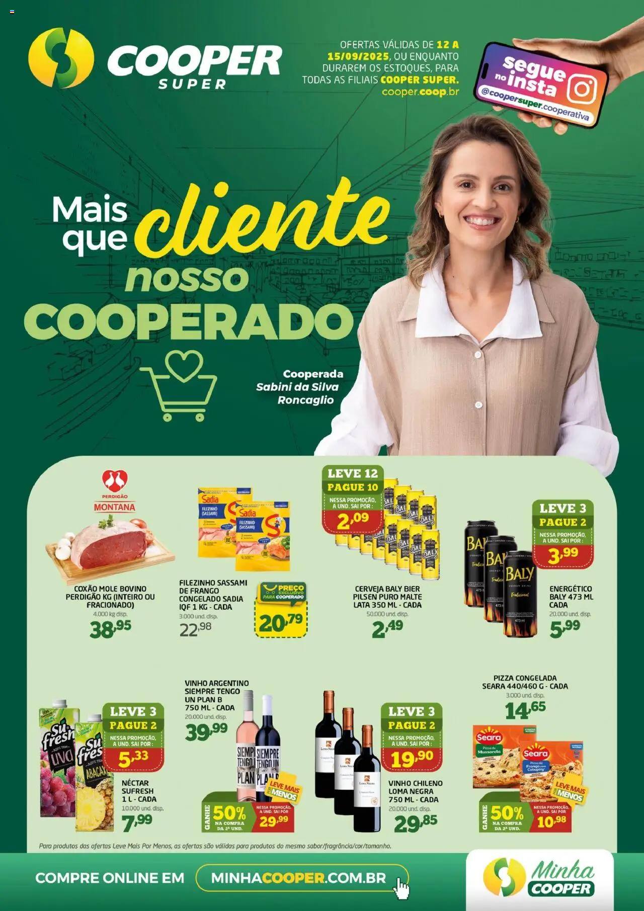 Cooper folheto "Ofertas Dia do Cliente" válido a partir de 12/09/2025 - número de página 1