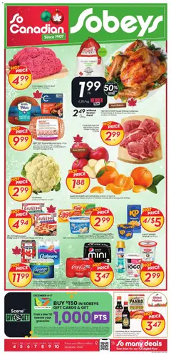Preview of leaflet Weekly flyer / circulaire from shop Sobeys is valid from Dec 04, 2025