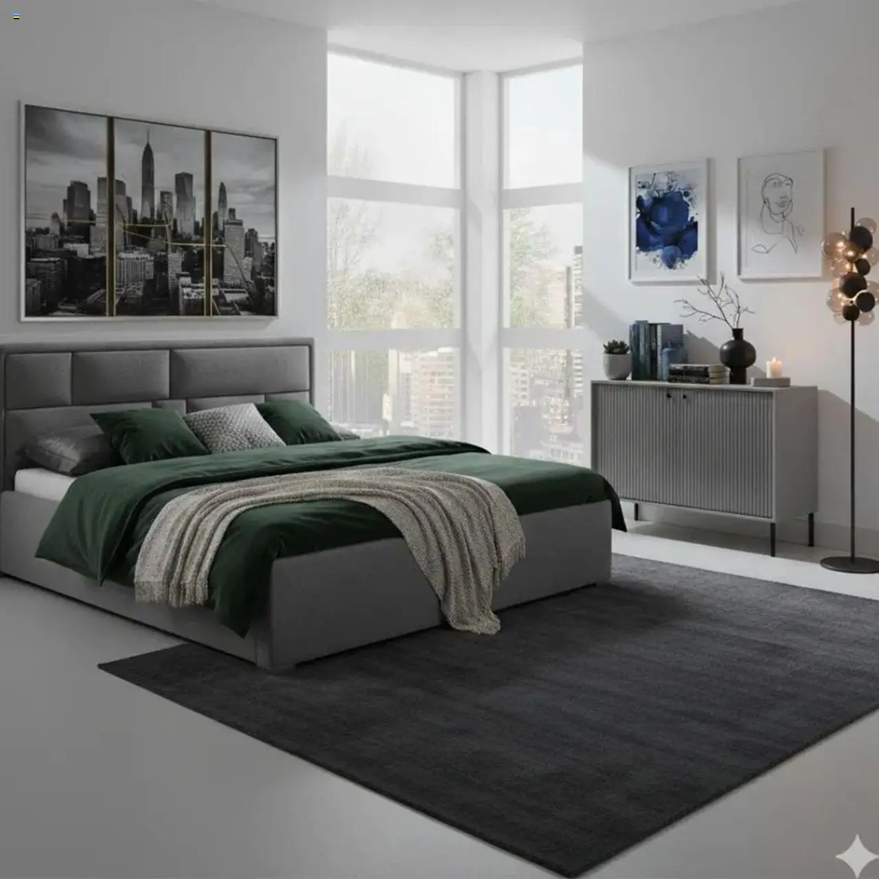 Zipli Modern Gray Bedroom from 09/18/2025 - Flyer - Page number 1