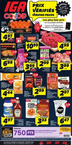 Preview of leaflet Weekly flyer / circulaire from shop IGA is valid from Jan 29, 2026