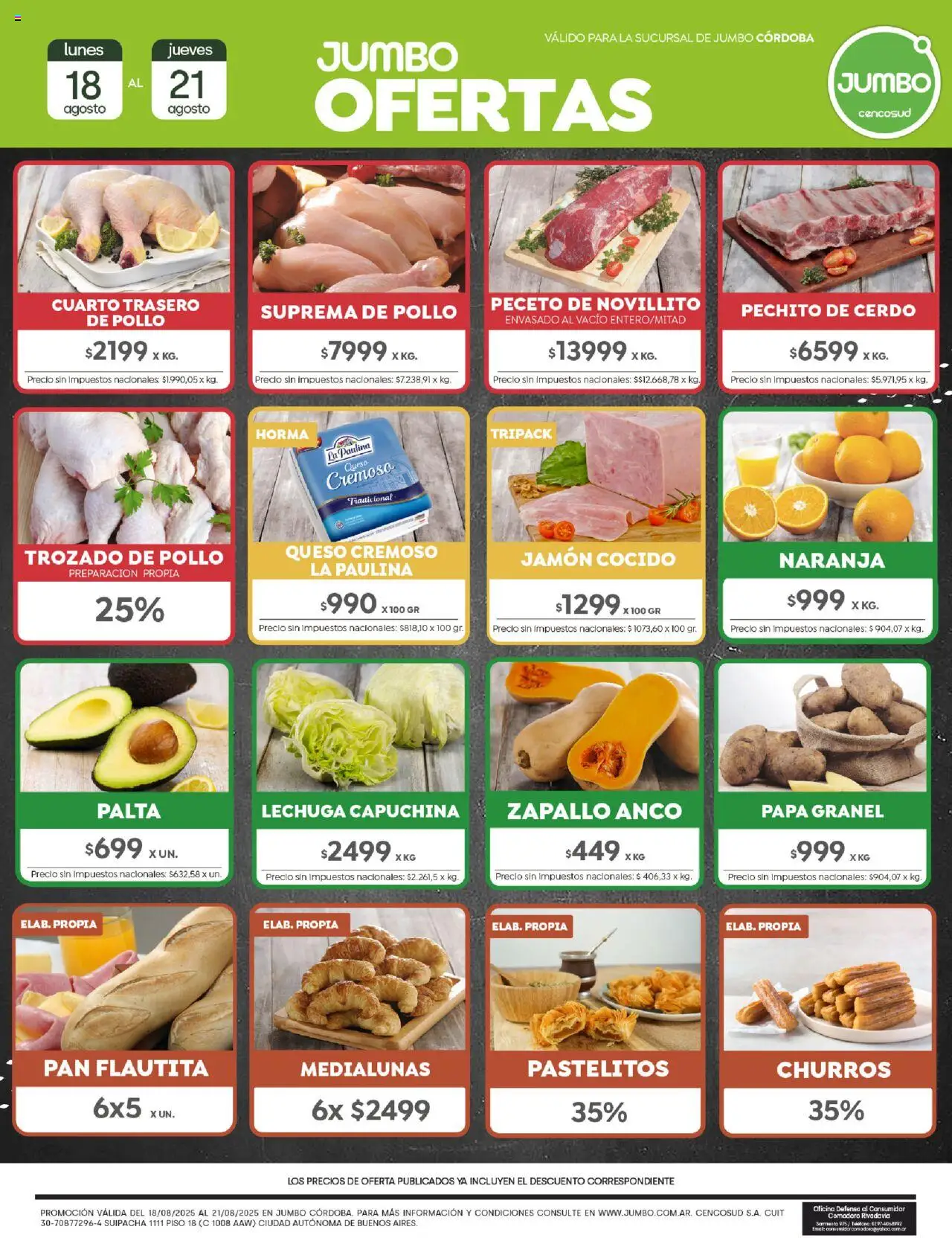 Jumbo Oferta | Córdoba del 18/08/2025 >> Catálogo