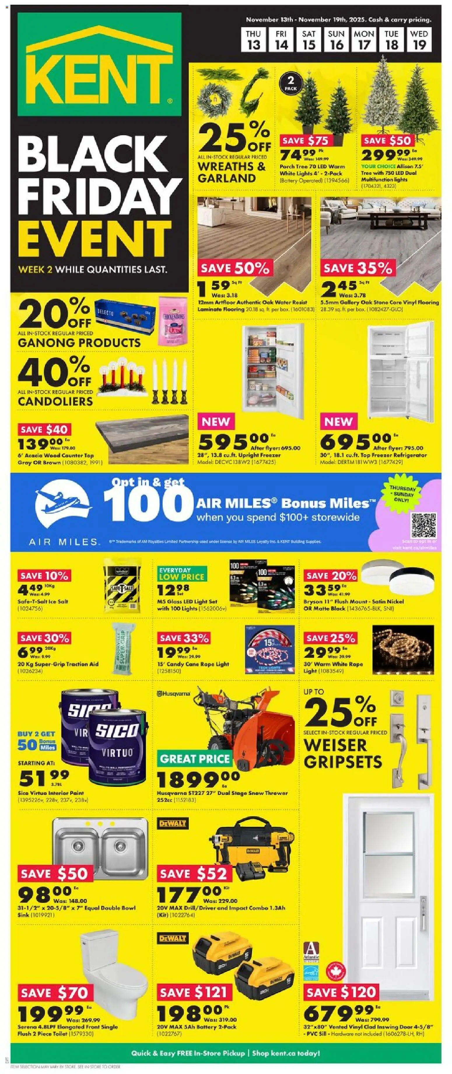 Preview of leaflet Weekly Flyer - NS from shop Kent is valid from Nov 13, 2025