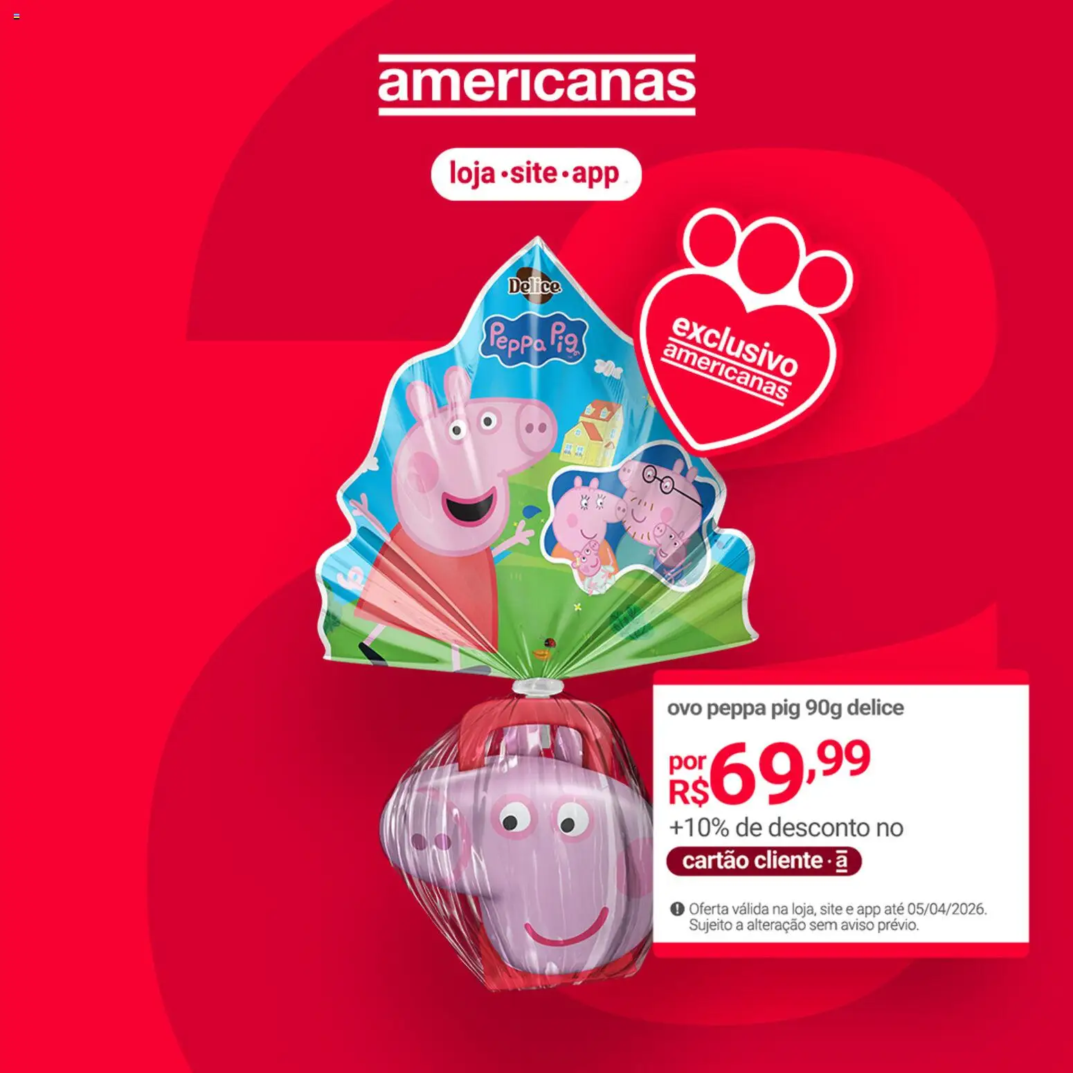 Pré-Visualização do folheto "Lojas Americanas - Ofertas atuais" da loja Lojas Americanas válido a partir de 26/03/2026