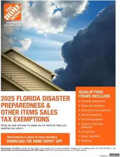 Ad Preview of Home Depot Standalone from 08/01/2025