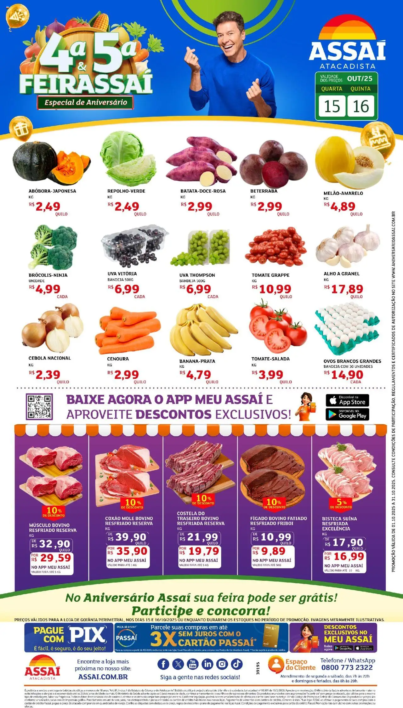 Assaí Atacadista folheto "Encarte - GO" válido a partir de 15/10/2025 - número de página 1