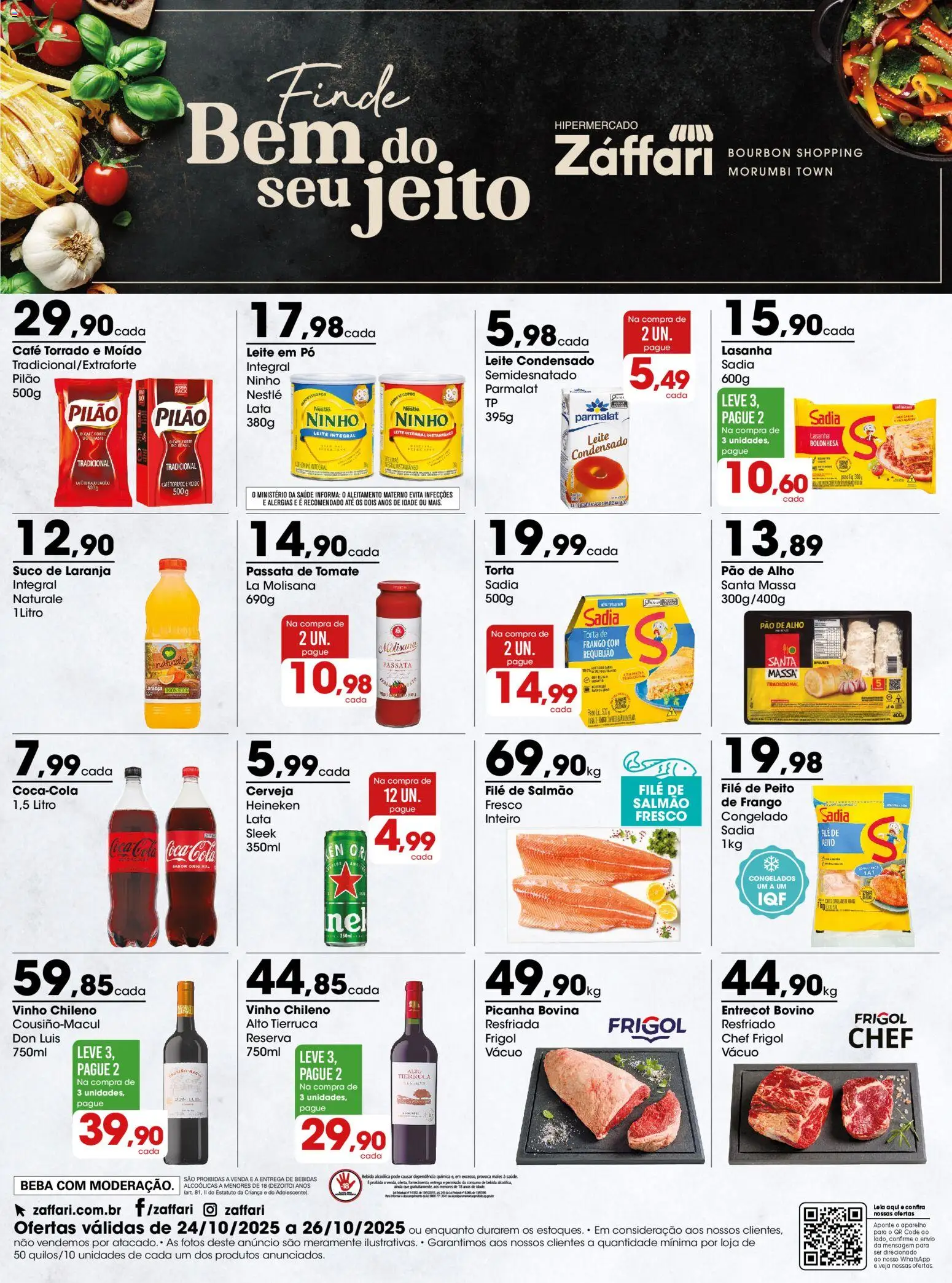 Zaffari folheto "Ofertas Fim de semana - SP" válido a partir de 24/10/2025 - número de página 1