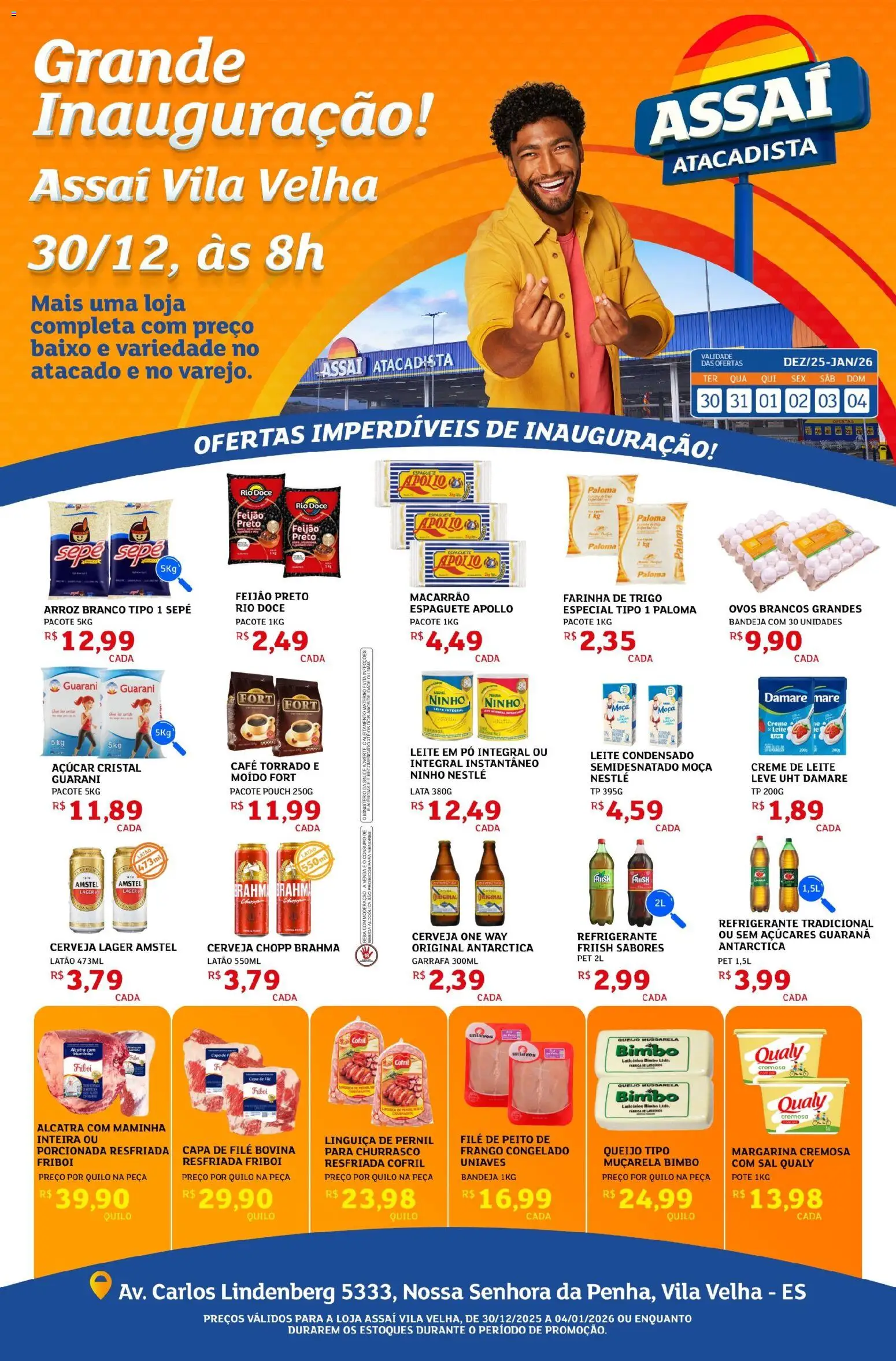 Pré-Visualização do folheto "Encarte - ES" da loja Assaí Atacadista válido a partir de 30/12/2025