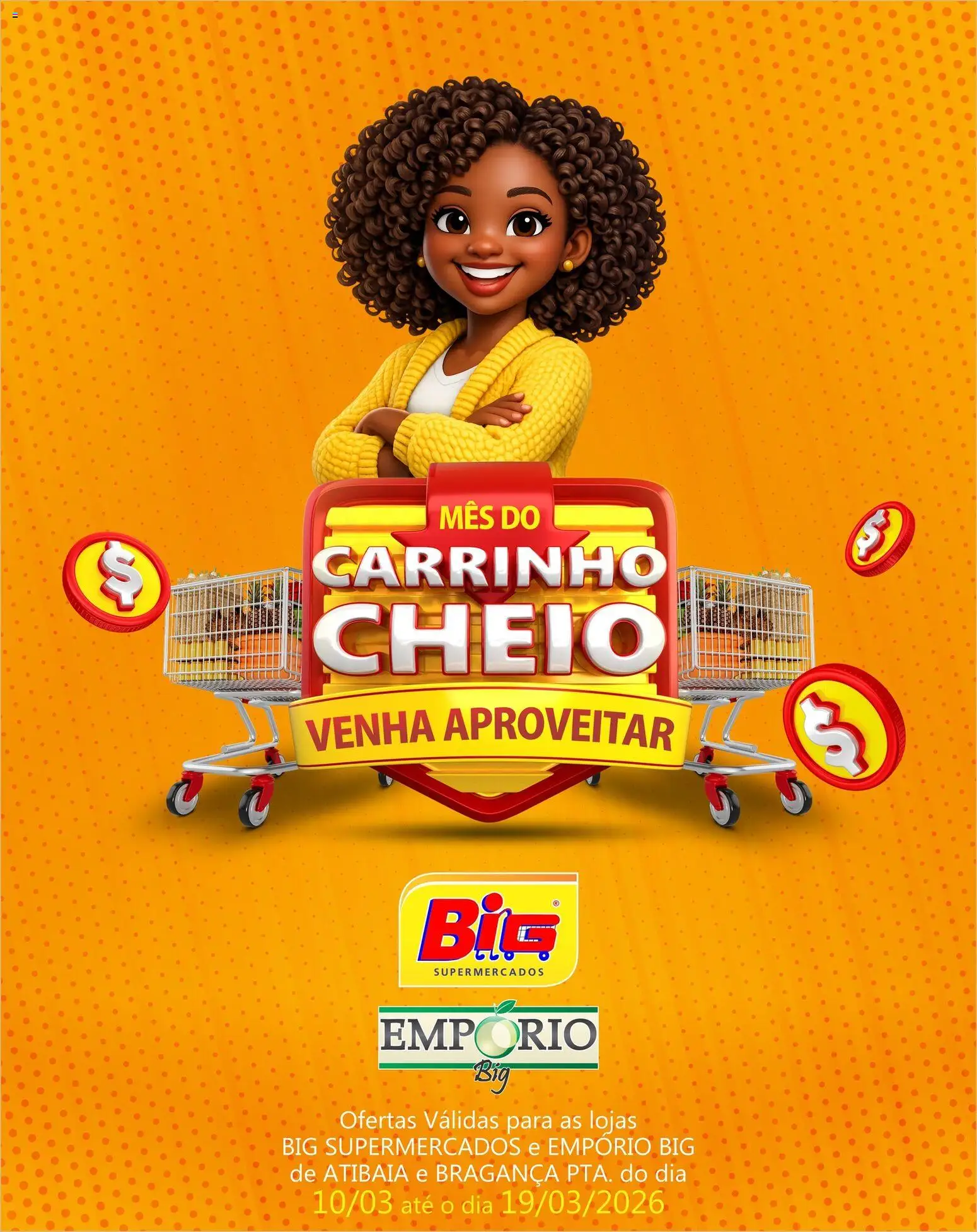 Pré-Visualização do folheto "Big Supermercados - Ofertas da semana" da loja Big Supermercados válido a partir de 10/03/2026