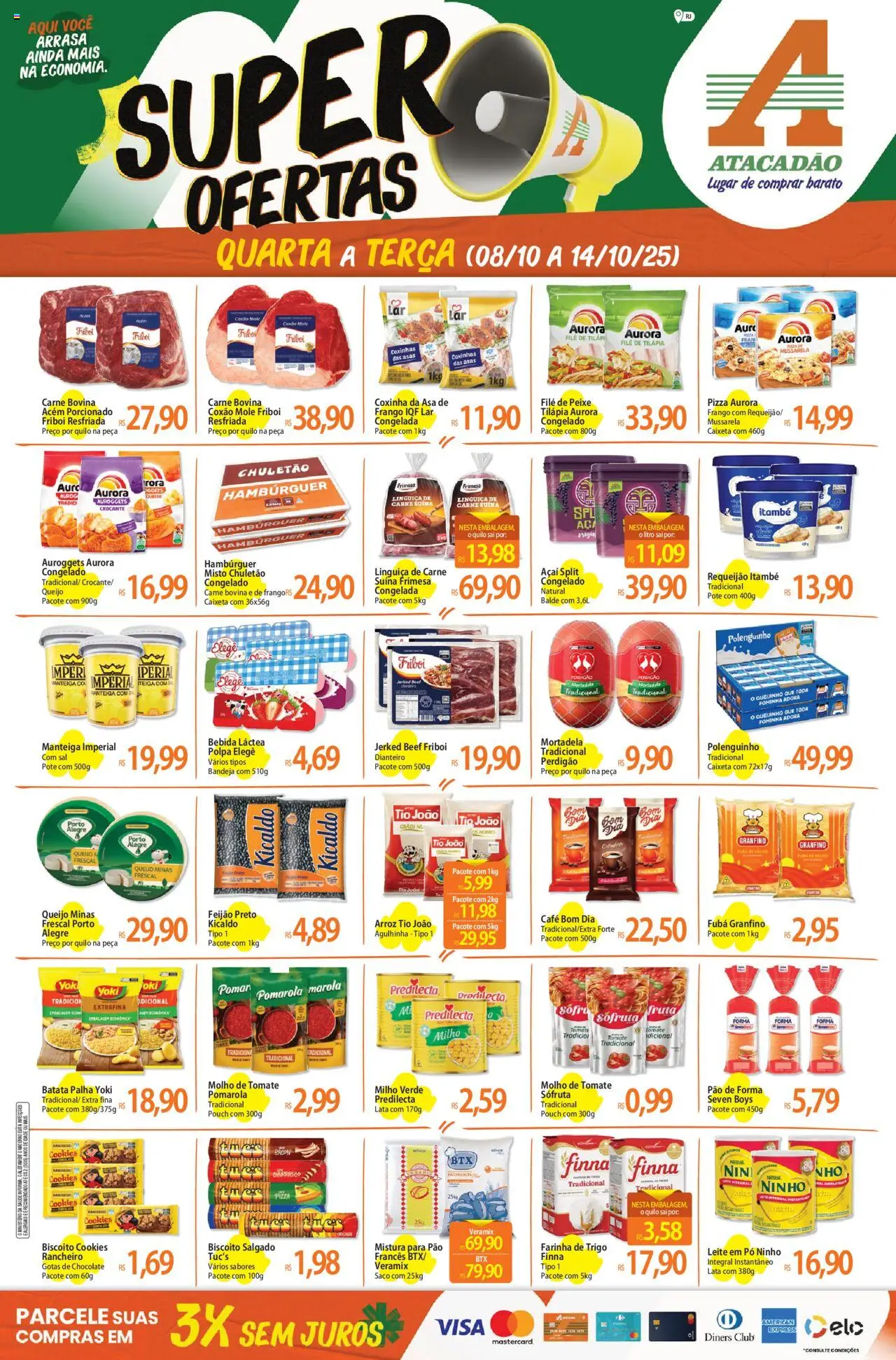Atacadão folheto "Ofertas - RJ" válido a partir de 08/10/2025 - número de página 1