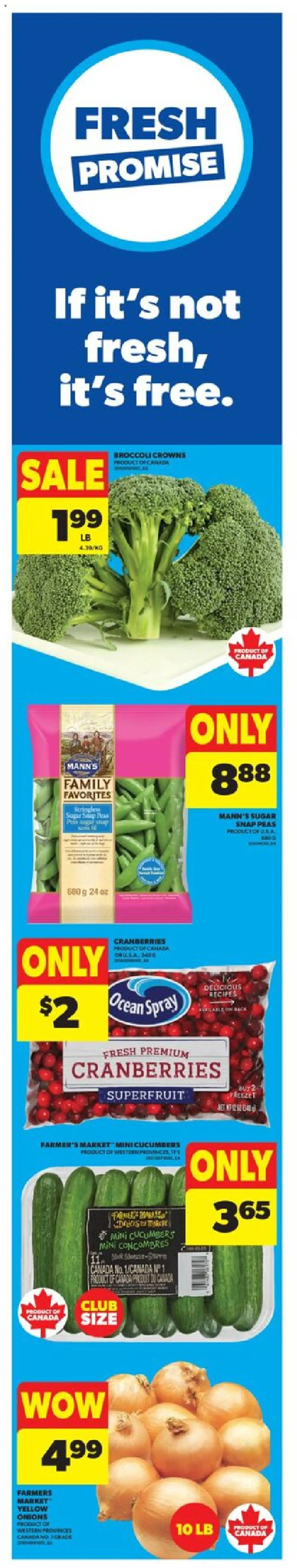 Real Canadian Superstore flyer valid from Sep 25, 2025 - page number 1