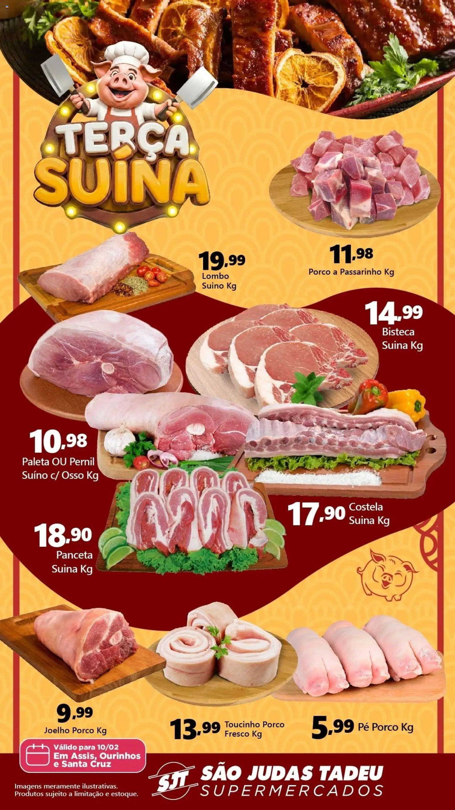 Pré-Visualização do folheto "Ofertas da semana" da loja São Judas Tadeu válido a partir de 10/02/2026