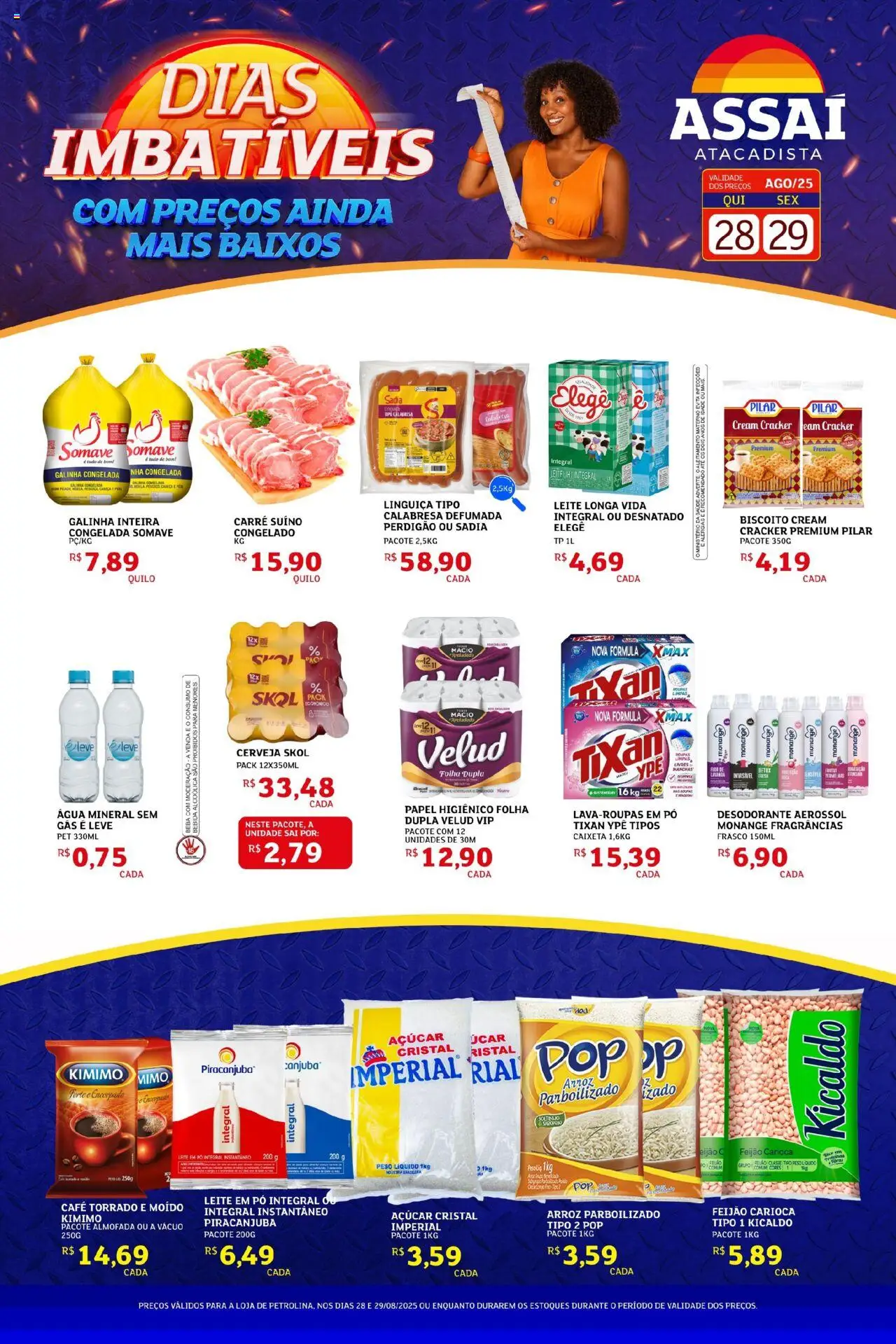 Assaí Atacadista folheto "Encarte - PE" válido a partir de 28/08/2025 - número de página 1