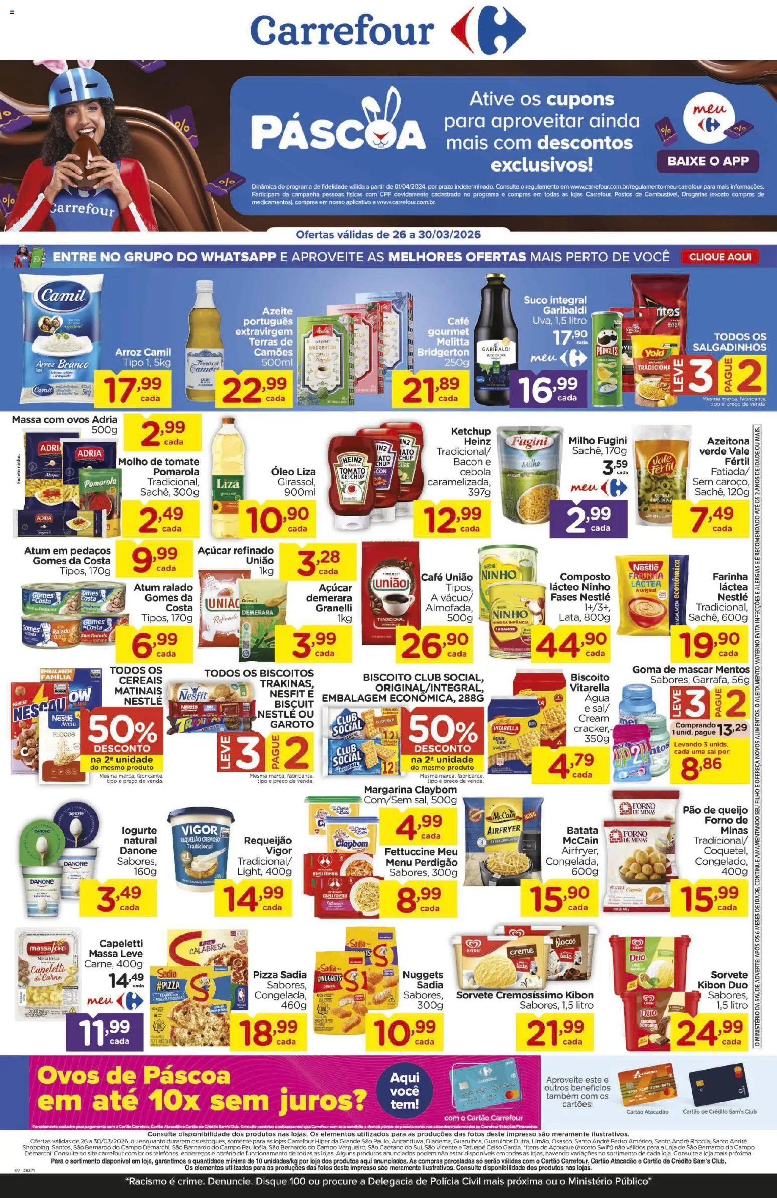 Pré-Visualização do folheto "Carrefour ofertas FDS" da loja Carrefour válido a partir de 26/03/2026
