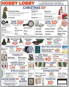 Ad Preview of Hobby Lobby Weekly Ad from 11/30/2025