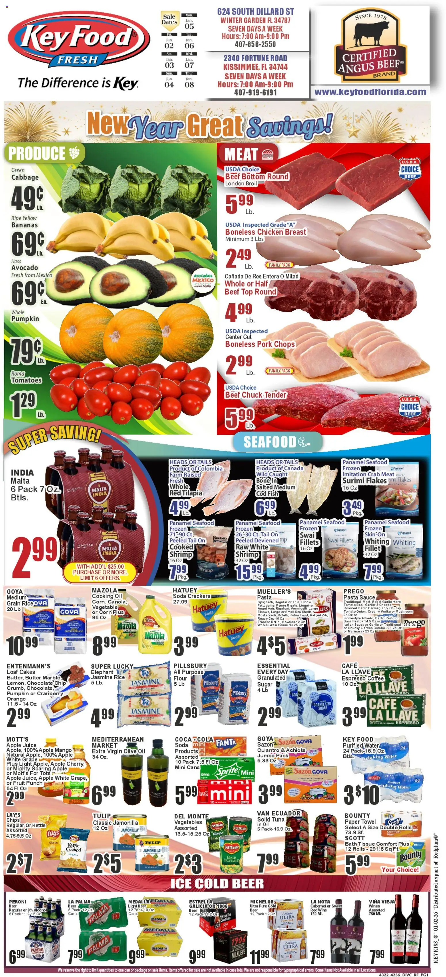 Ad Preview of Key Food Weekly Ad from 01/02/2025