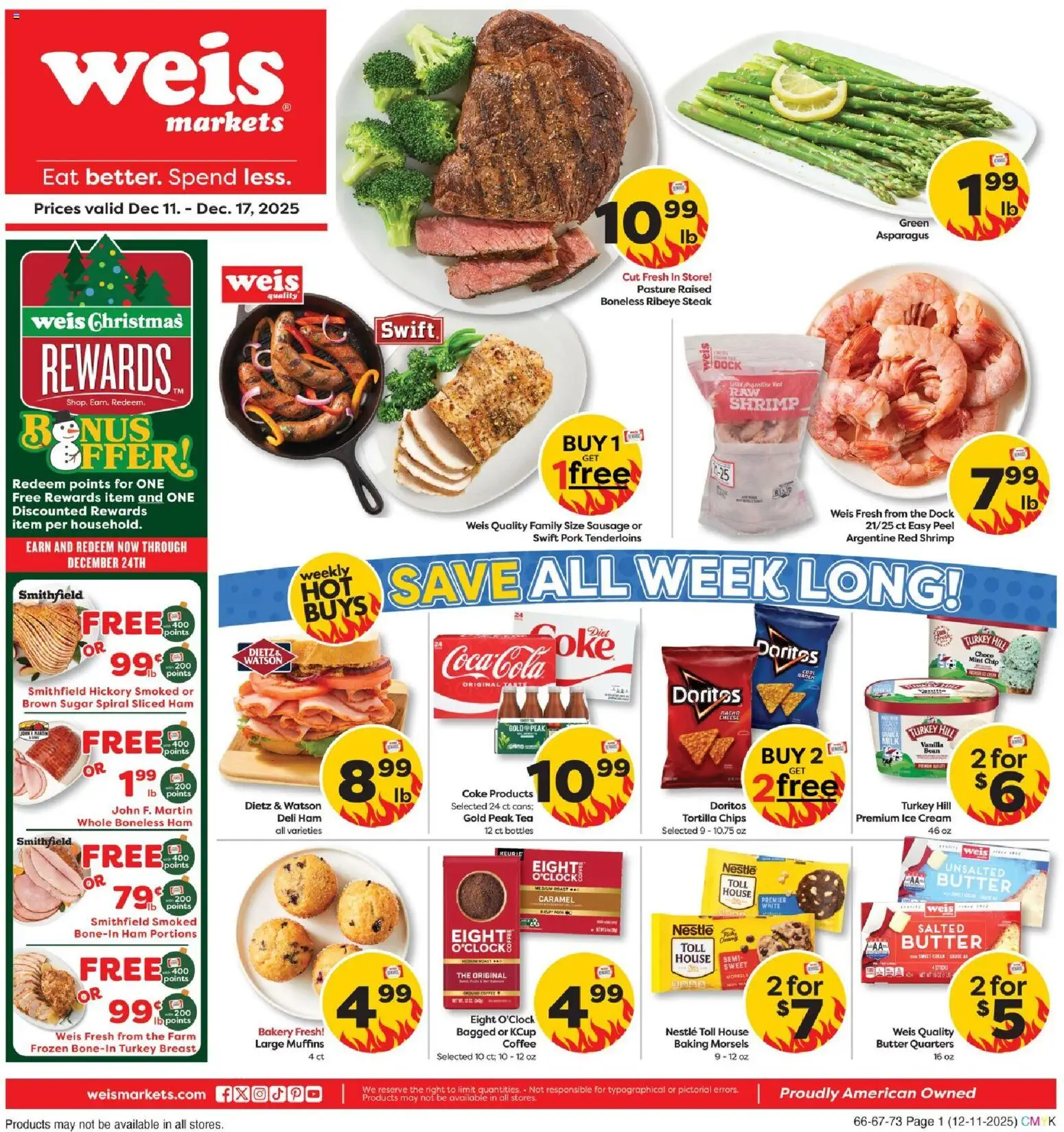 Ad Preview of Weis Weekly Circular - MD from 12/11/2025