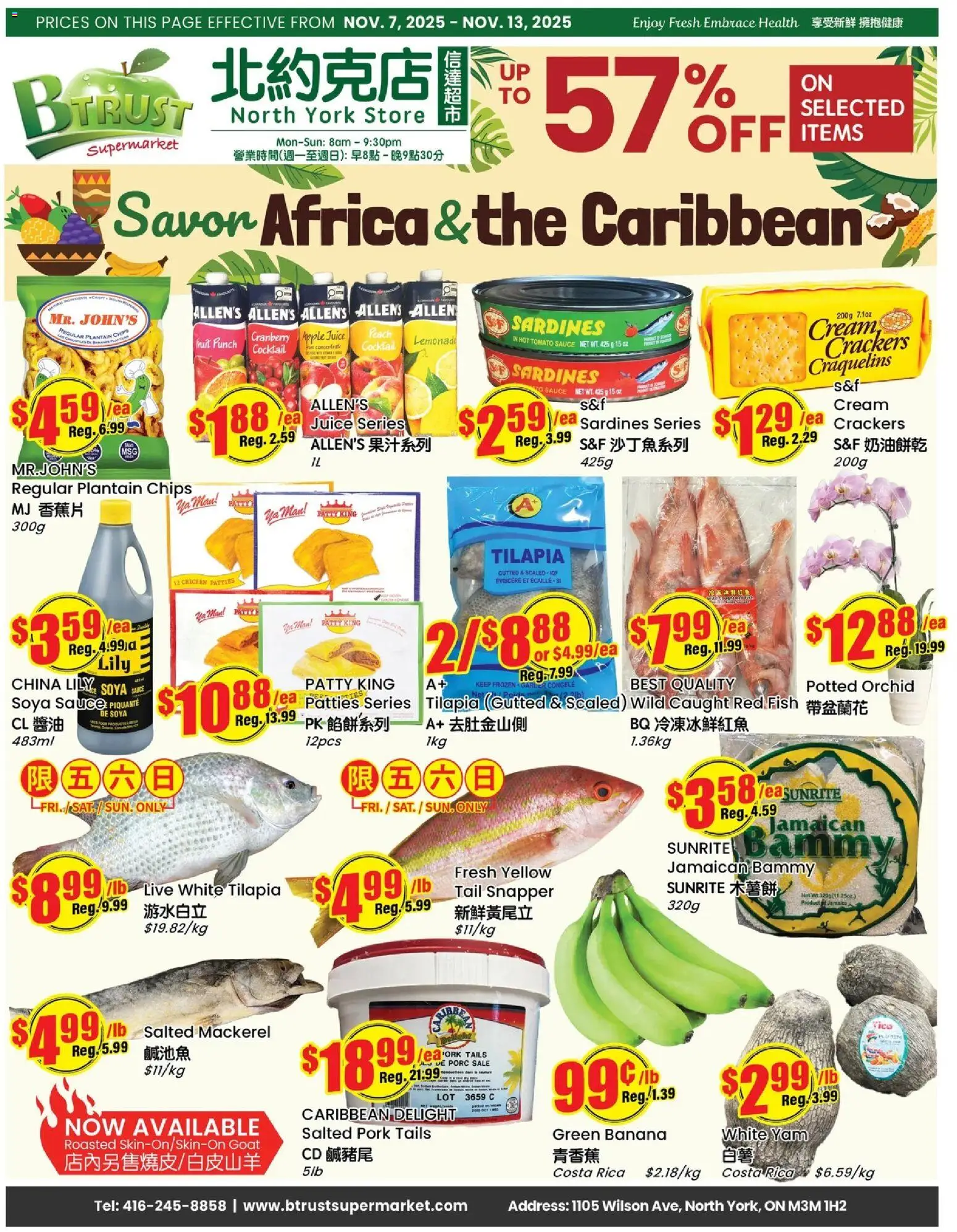 Preview of leaflet Weekly Flyer - Wilson from shop Btrust Supermarket is valid from Nov 07, 2025