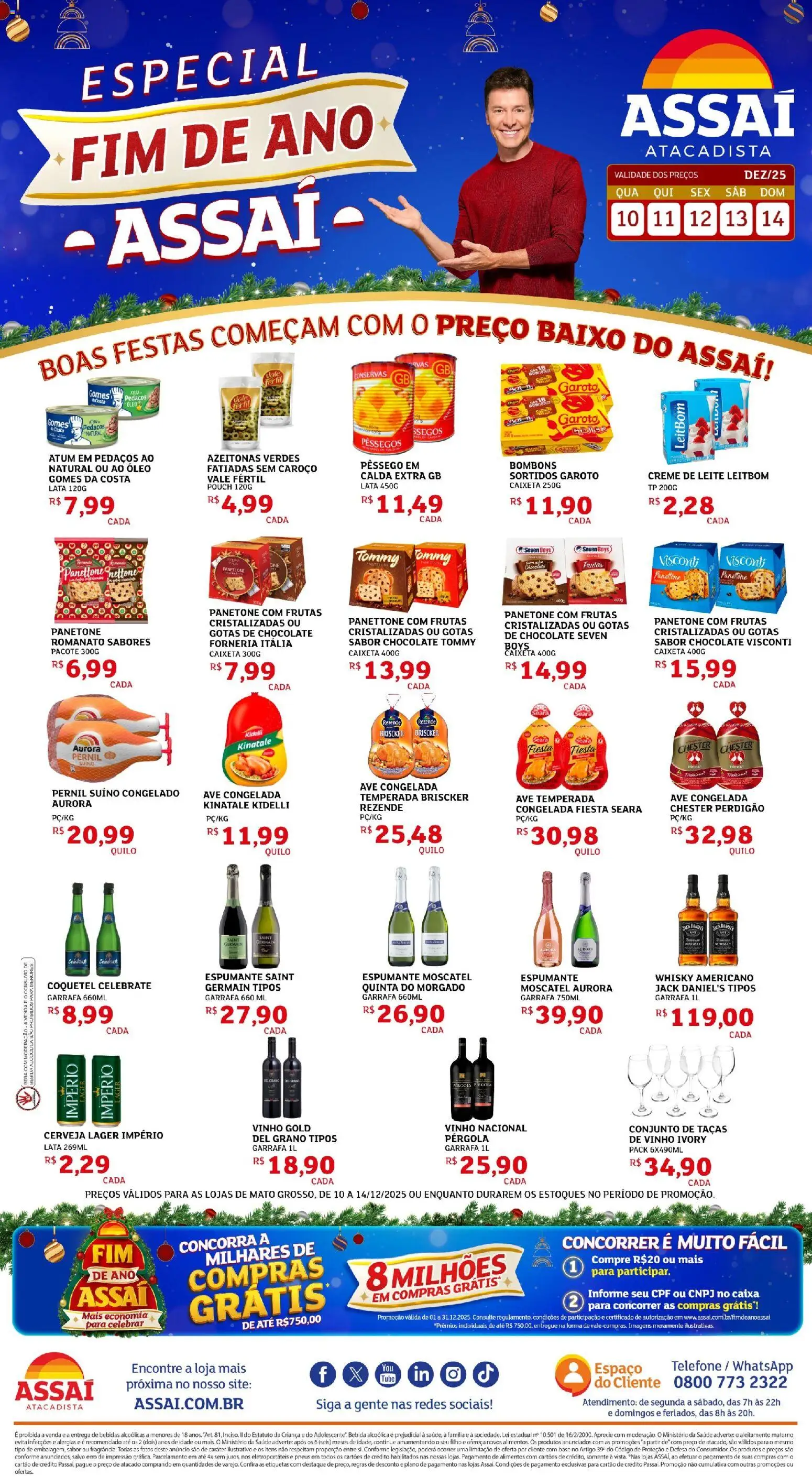 Pré-Visualização do folheto "Encarte - MT" da loja Assaí Atacadista válido a partir de 10/12/2025
