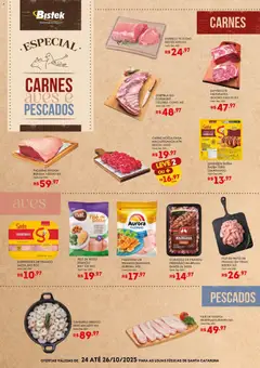Pré-Visualização do folheto "Ofertas Carnes, Aves e Peixes " da loja Bistek Supermercados válido a partir de 24/10/2025
