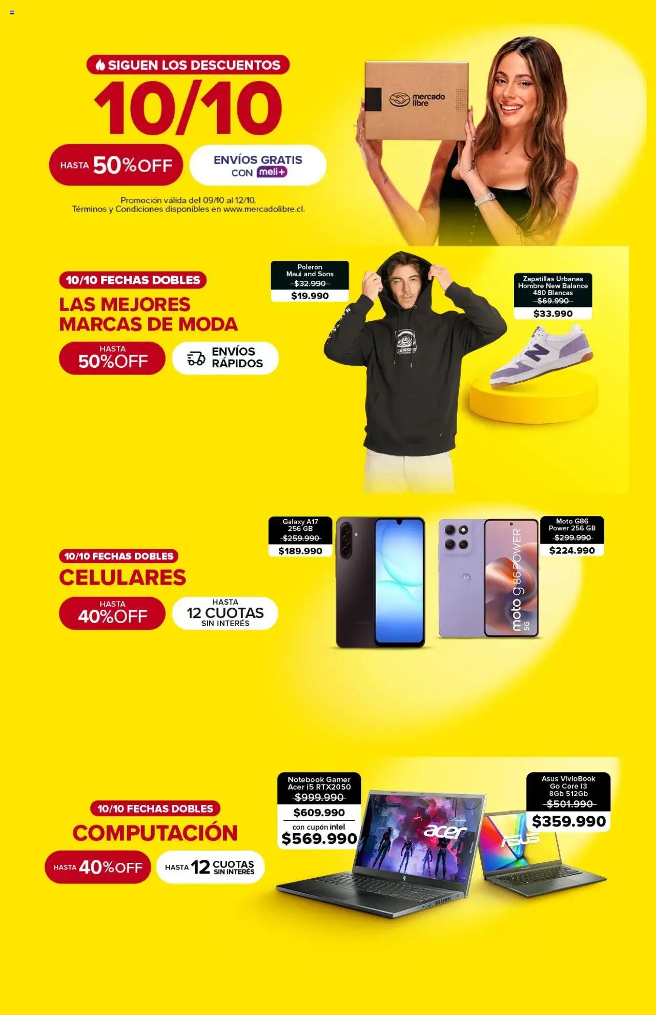 Mercado Libre Ofertas > válido desde 09.10.2025 > número de página 1