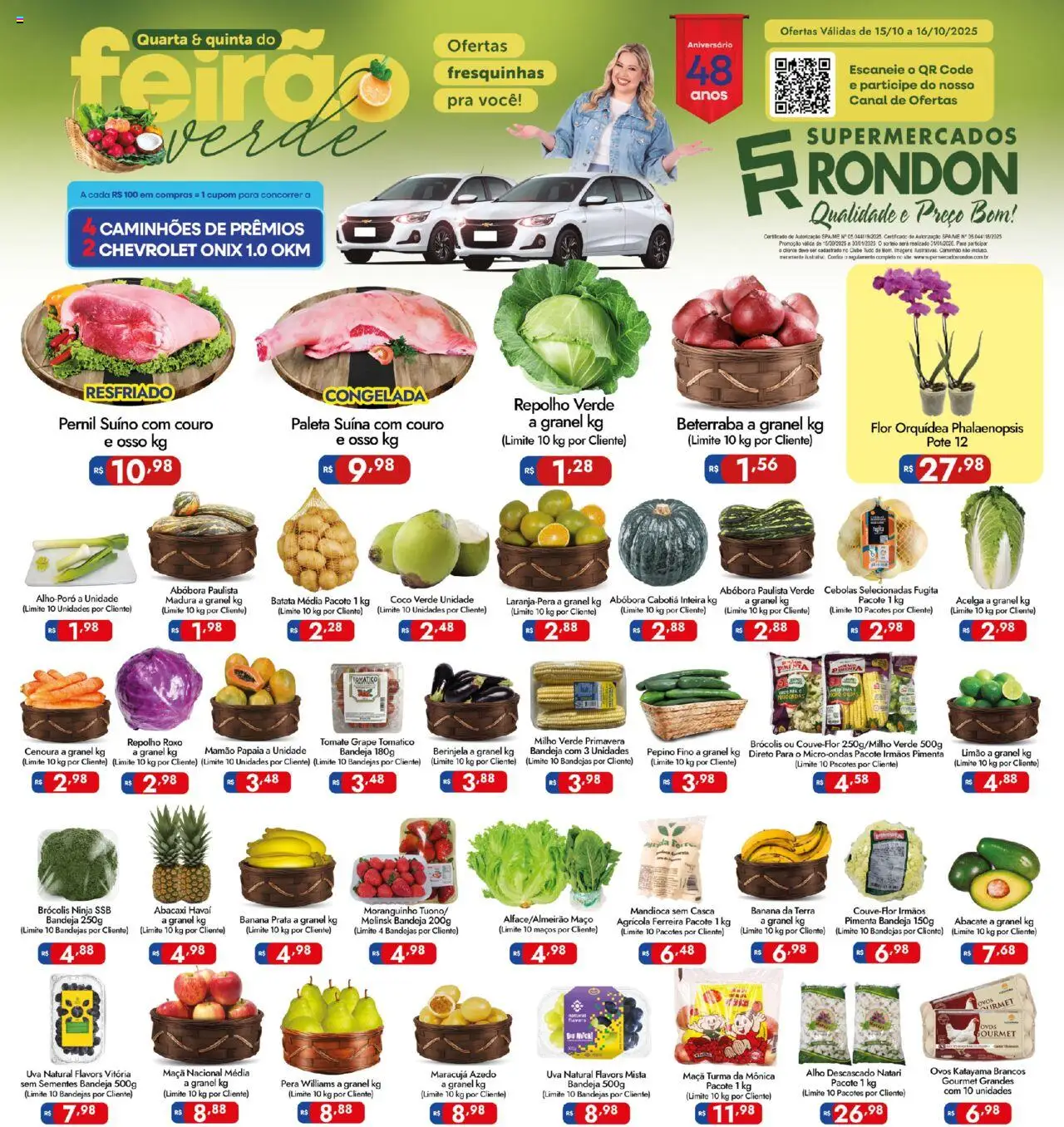 Supermercados Rondon folheto "Ofertas do semana" válido a partir de 15/10/2025 - número de página 1