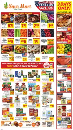 Ad Preview of Save Mart Weekly Ad from 11/05/2025 | Page: 1