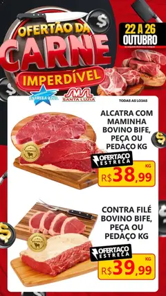 Pré-Visualização do folheto "Ofertas Carne" da loja Estrela Azul válido a partir de 22/10/2025