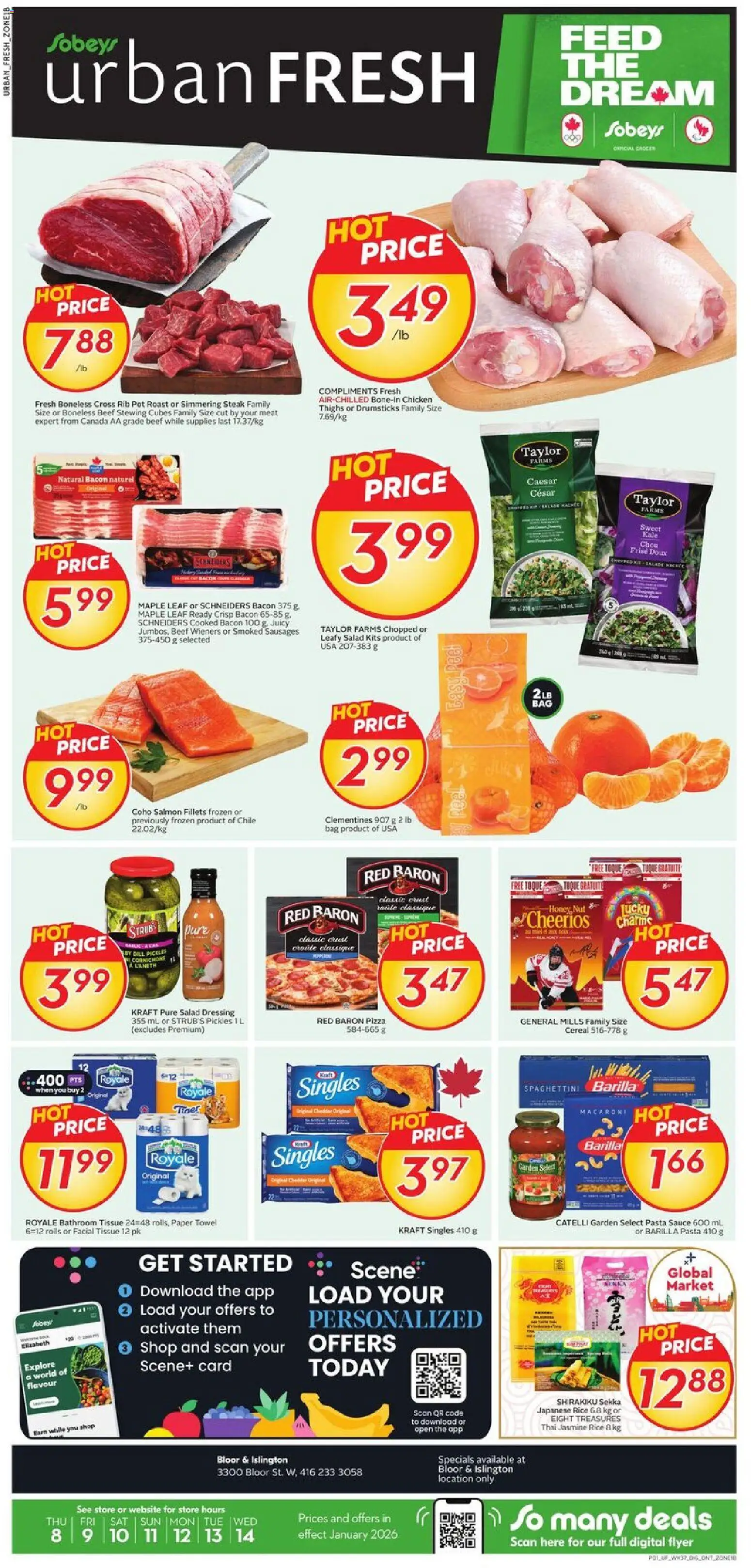 Preview of leaflet Weekly Flyer - ON from shop Sobeys is valid from Jan 08, 2026