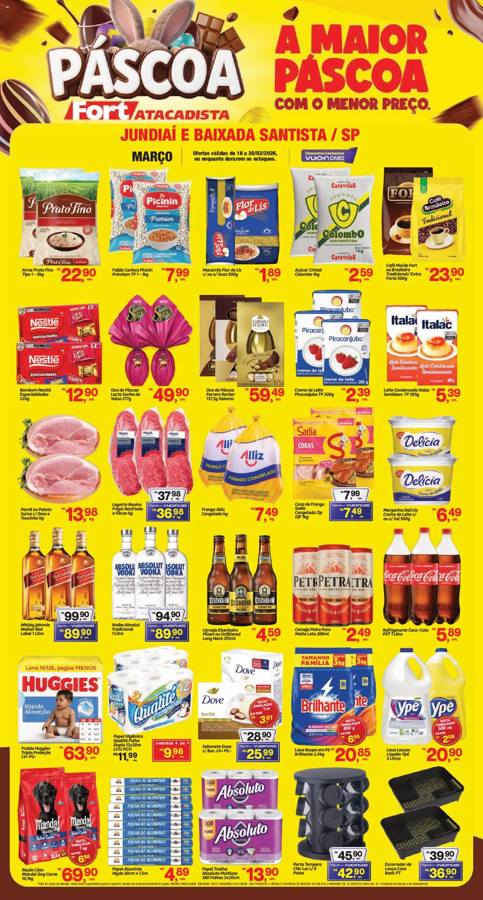 Pré-Visualização do folheto "Fort Atacadista - Ofertas da semana" da loja Fort Atacadista válido a partir de 16/03/2026