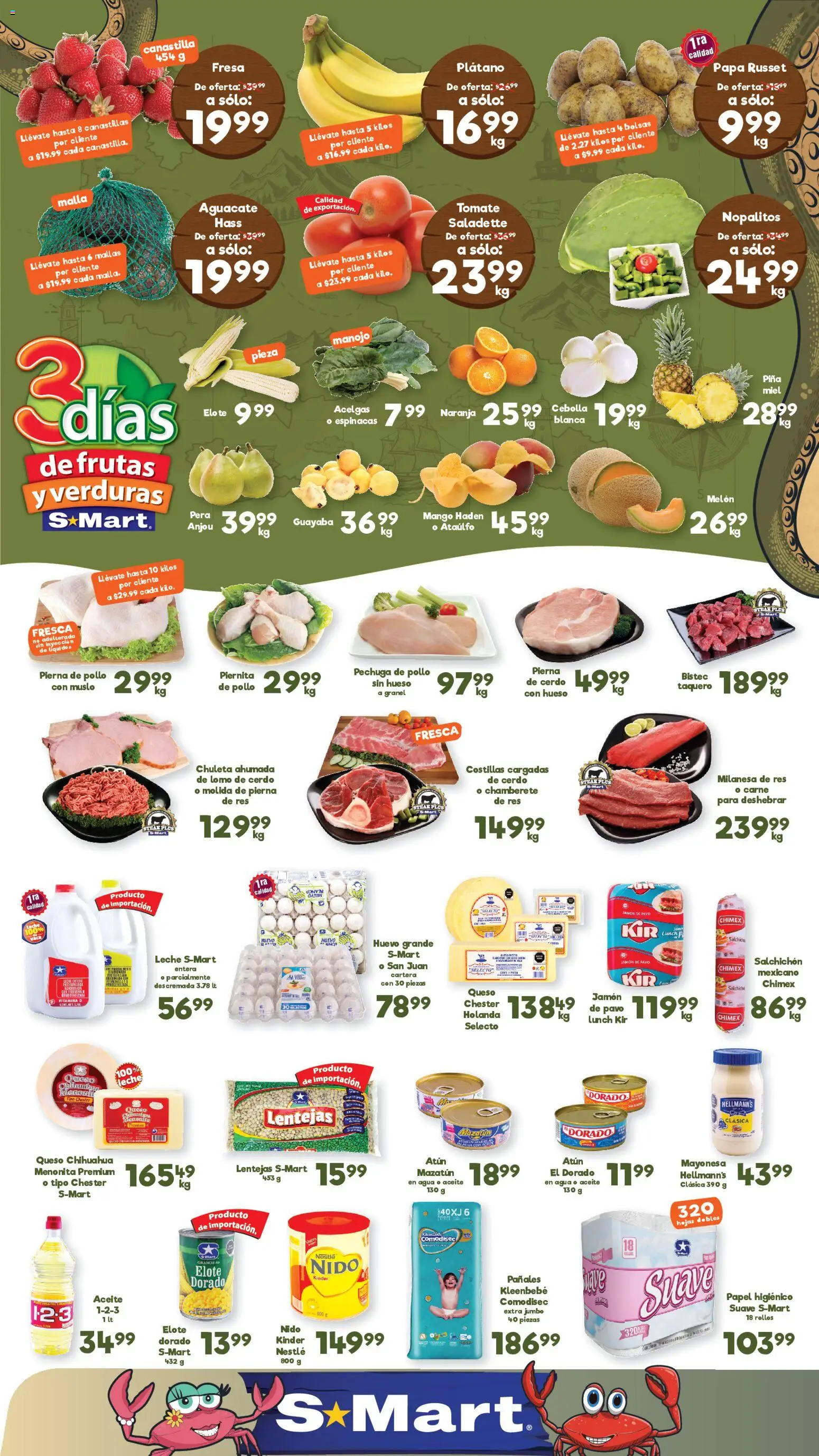 Vista previa las ofertas de la tienda S-Mart - S-Mart folleto Chihuahua desde el 17/03/2026 