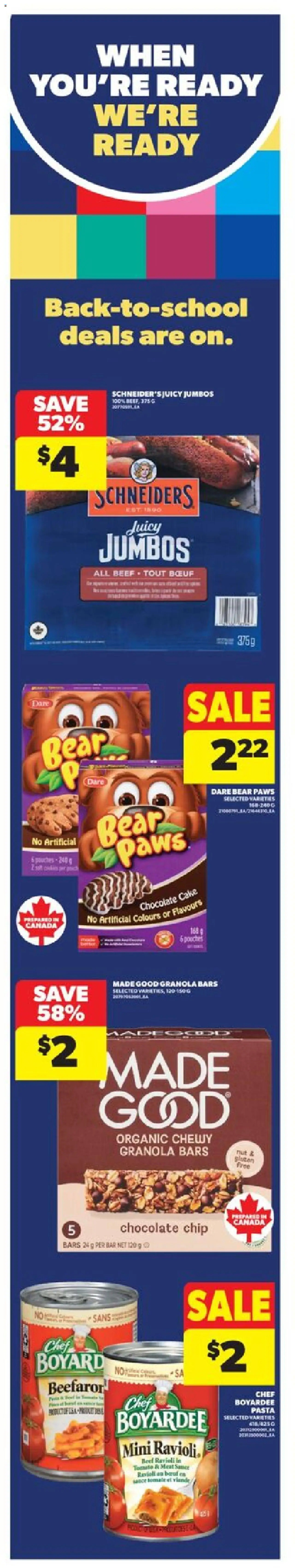 Real Canadian Superstore flyer valid from Aug 21, 2025 - page number 1