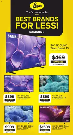 Preview of leaflet Flyer - BBFL Electronics from shop Leon's is valid from Sep 26, 2025