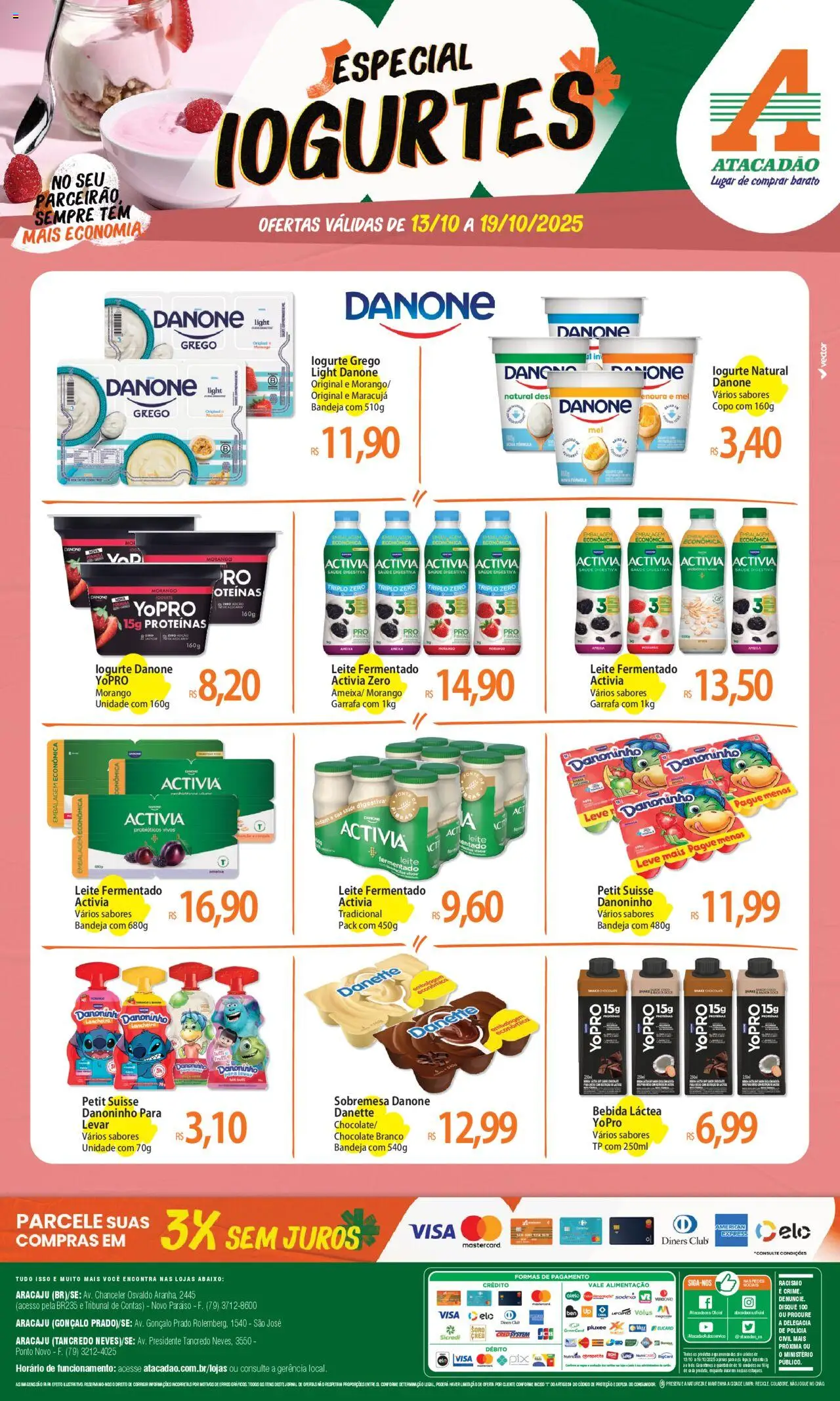Atacadão folheto "Ofertas - SE" válido a partir de 13/10/2025 - número de página 1