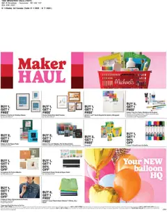 Preview of leaflet Weekly flyer / circulaire from shop Michaels is valid from Aug 01, 2025