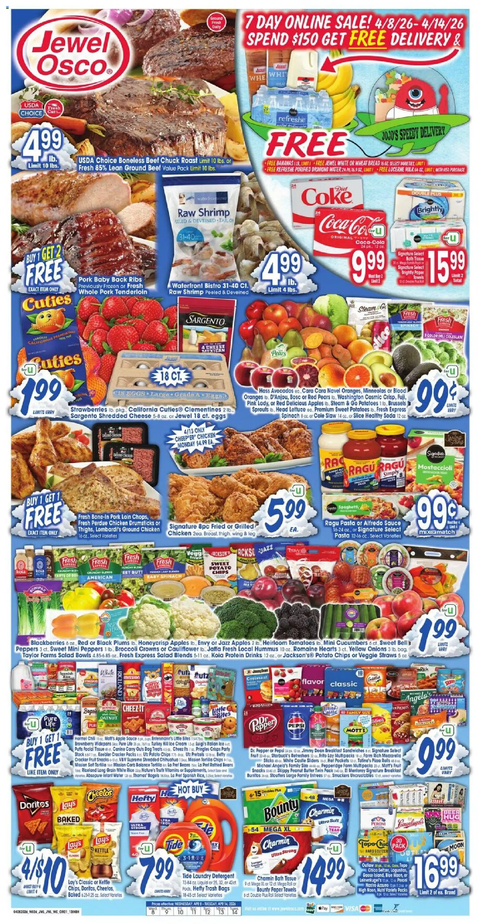 Ad Preview of Jewel Osco Jewel Osco Weekly Ad - IN from 04/08/2026