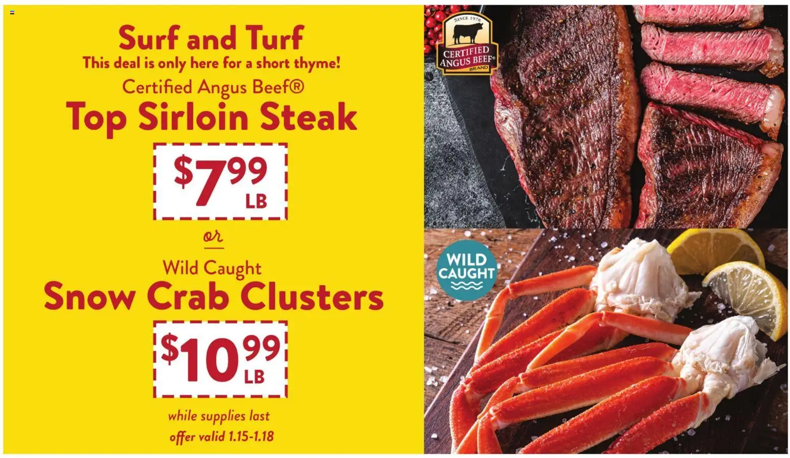 Ad Preview of Fresh Thyme Weekly Ad from 01/14/2026 - Steak, Beef