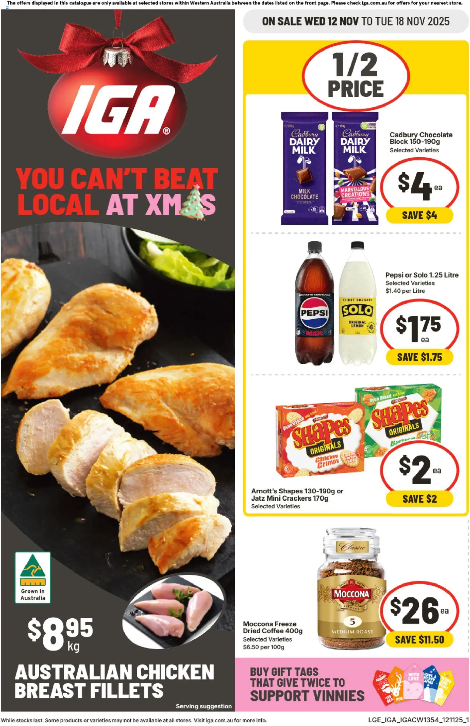 Preview of catalogue Catalogue WA from shop IGA valid 12/11/2025