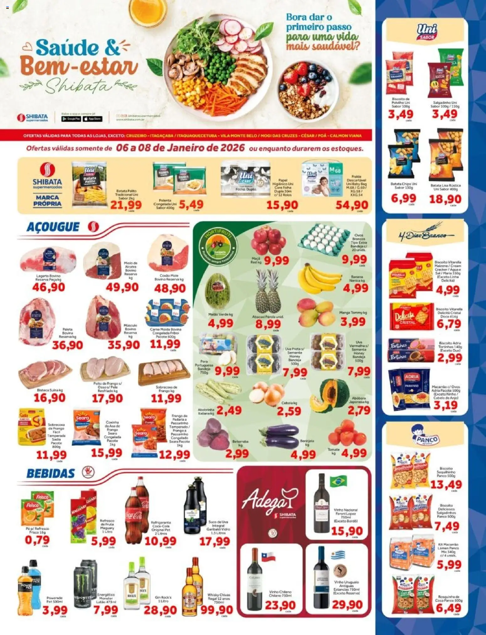 Pré-Visualização do folheto "Ofertas da semana" da loja Shibata válido a partir de 06/01/2026
