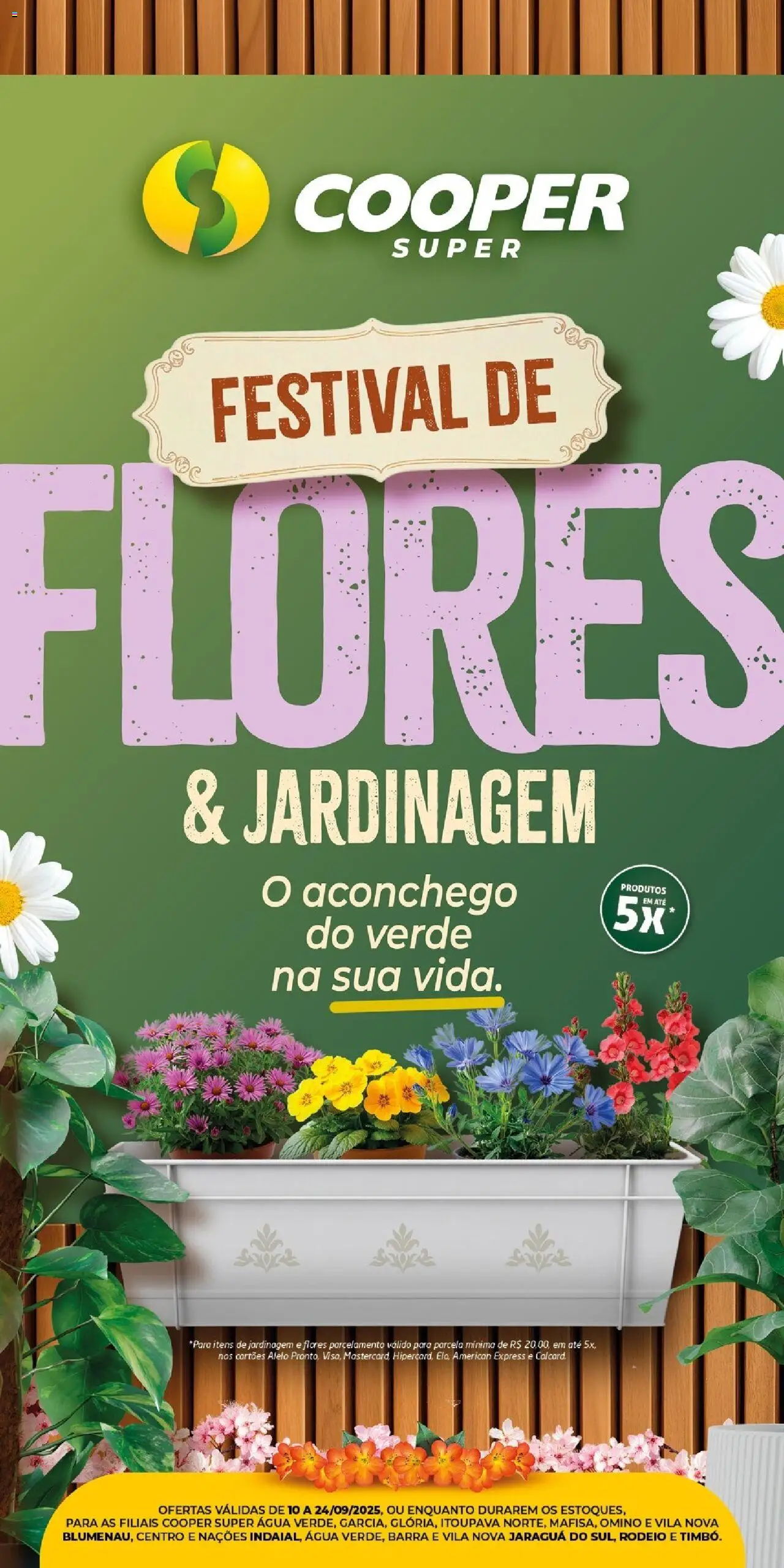Cooper folheto "Ofertas Especial Flores e Jardinagem" válido a partir de 10/09/2025 - número de página 1
