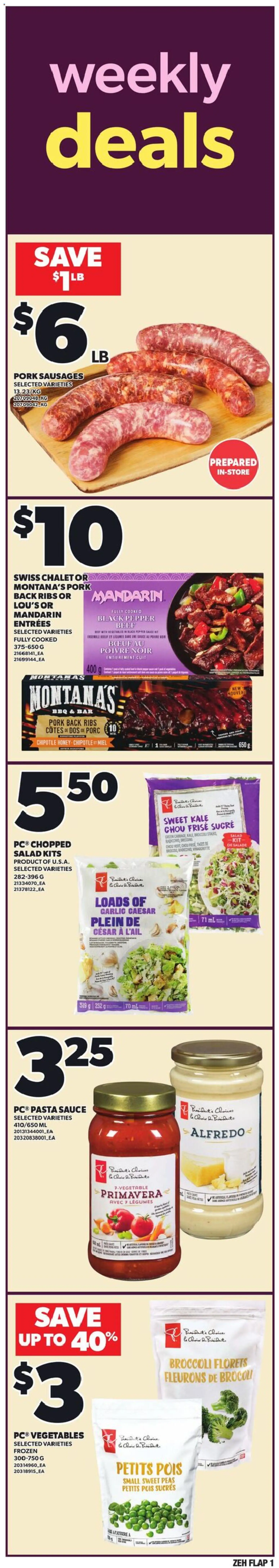 Preview of leaflet Weekly flyer / circulaire from shop Zehrs is valid from Jan 01, 2026