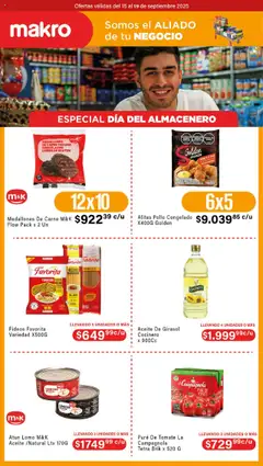 Vista previa del folleto de la tienda Makro válido desde el 15/09/2025 