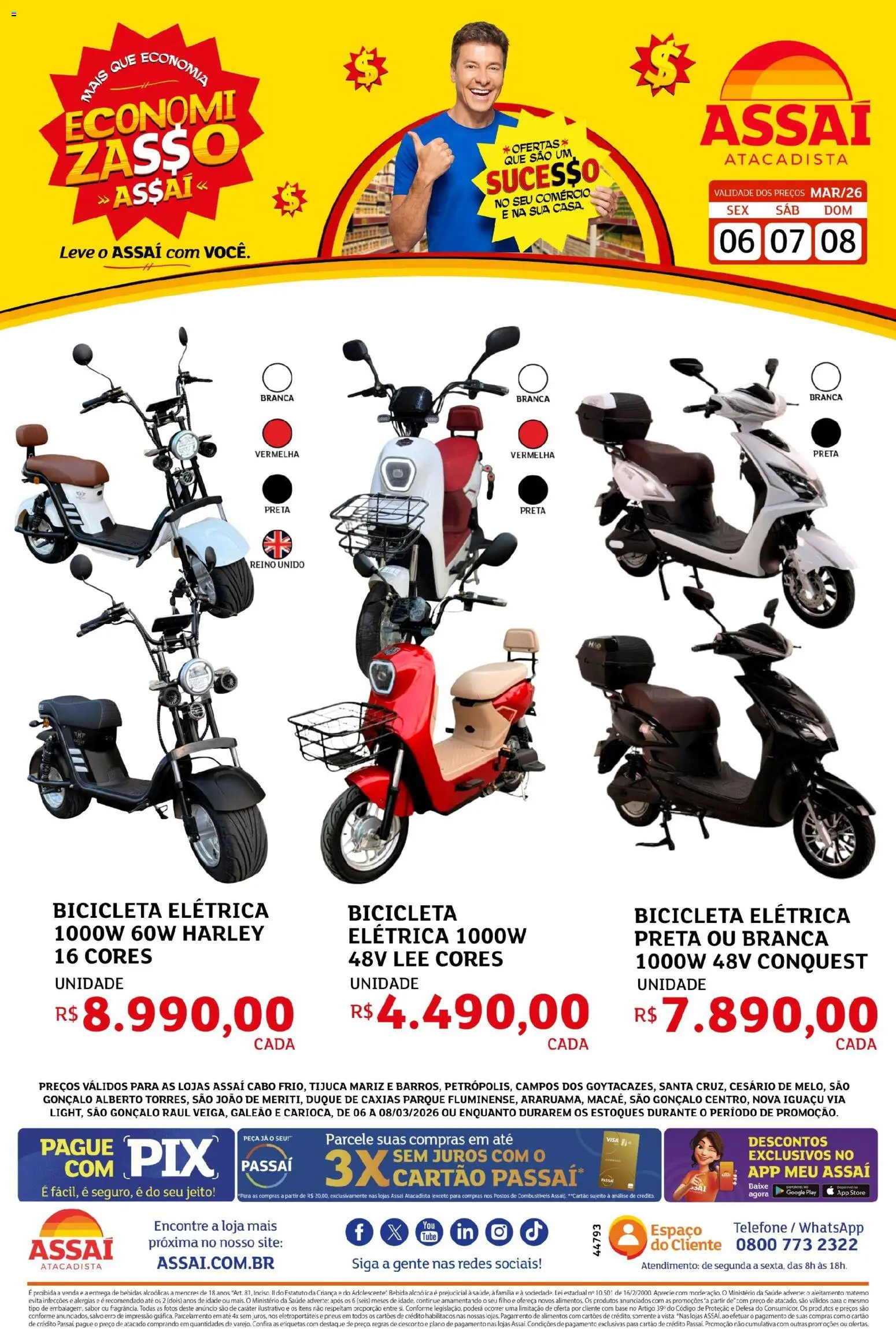 Pré-Visualização do folheto "Assaí Atacadista ofertas - RJ" da loja Assaí Atacadista válido a partir de 06/03/2026