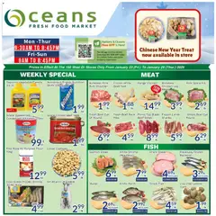 Un aperçu du dépliant Weekly flyer / circulaire du magasin Oceans est valide à partir 23 janv. 2026