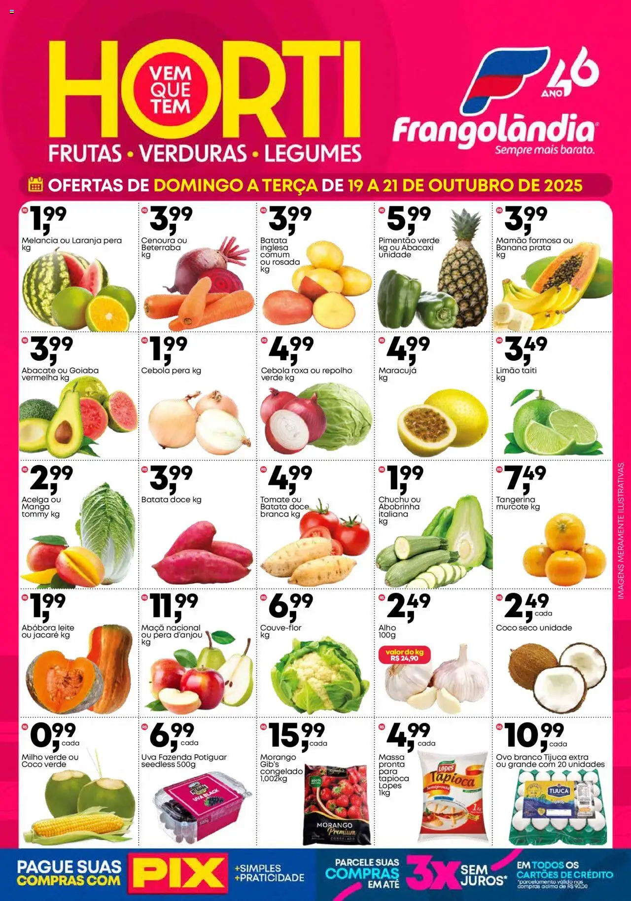 Frangolândia folheto "Ofertas Horti" válido a partir de 19/10/2025 - número de página 1