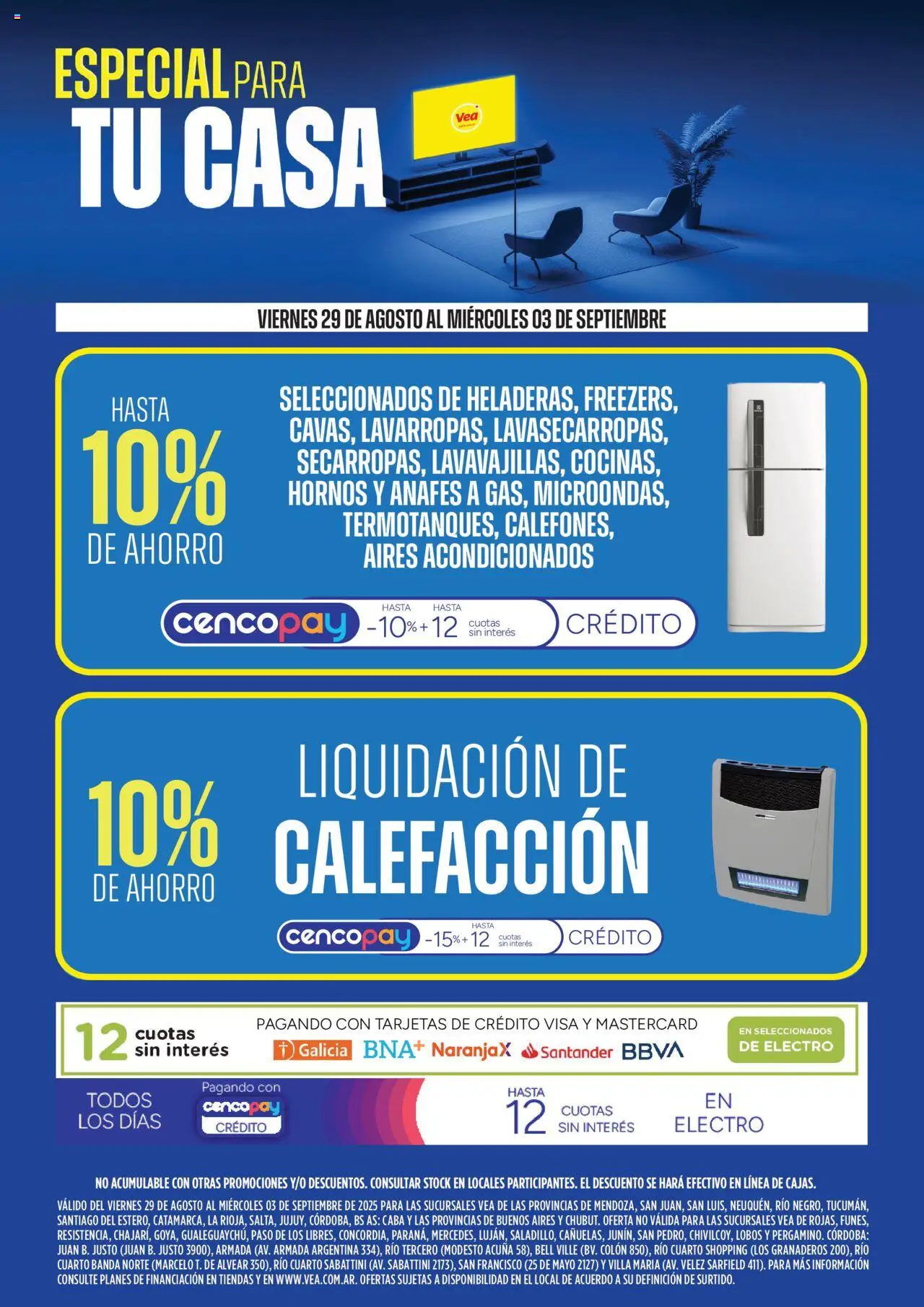Vea Ofertas especial para tu casa del 29/08/2025 >> Catálogo
